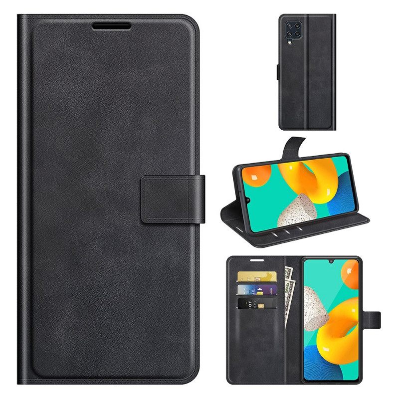 Κάλυμμα Samsung Galaxy M32 Faux Leather Slim