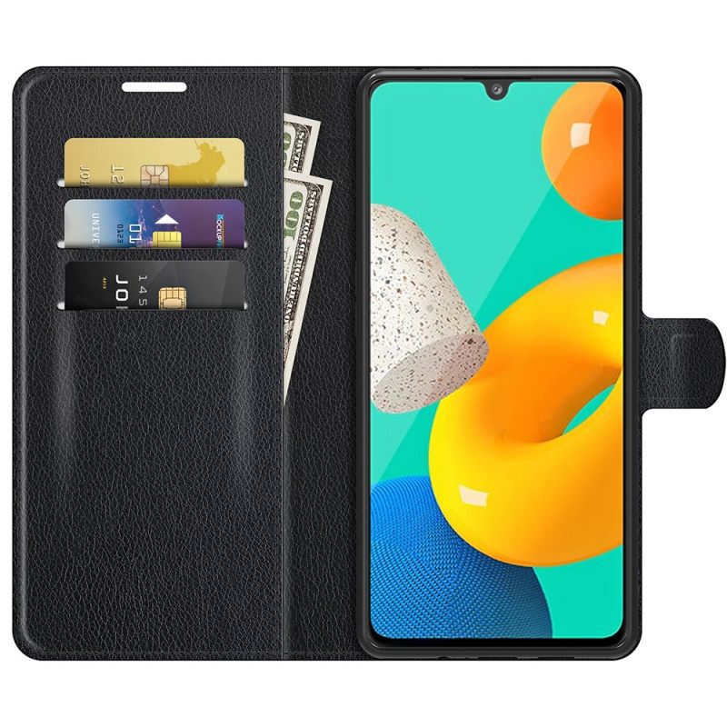 Κάλυμμα Samsung Galaxy M32 Κλασικό Δερμάτινο Εφέ Litchi