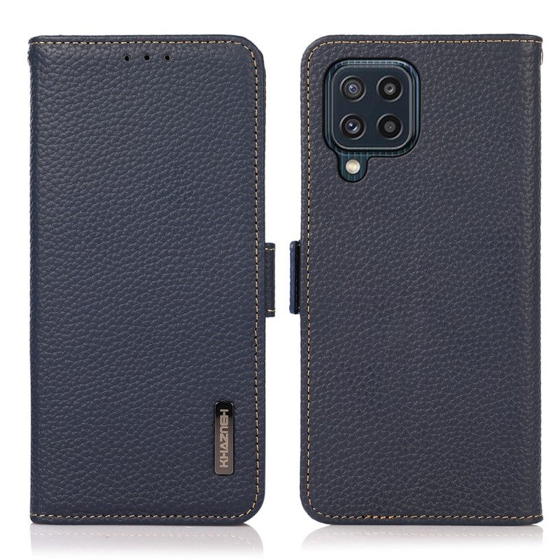 Κάλυμμα Samsung Galaxy M32 Litchi Leather Khazneh Rfid