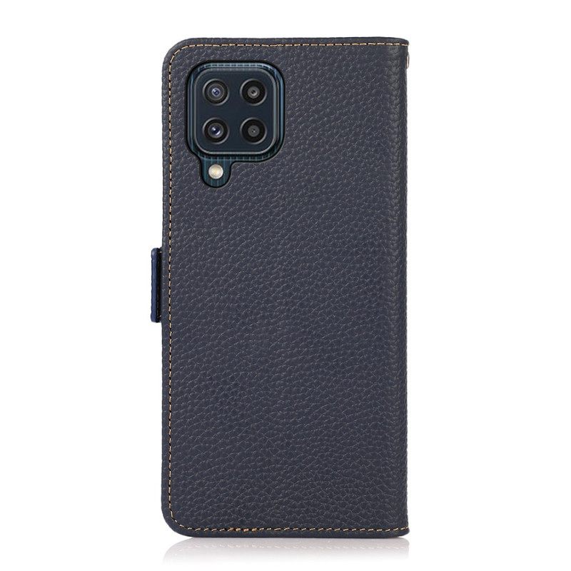 Κάλυμμα Samsung Galaxy M32 Litchi Leather Khazneh Rfid