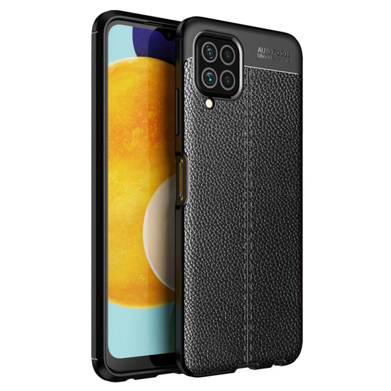 Θήκη Samsung Galaxy M32 Δερμάτινο Εφέ Litchi Διπλής Γραμμής