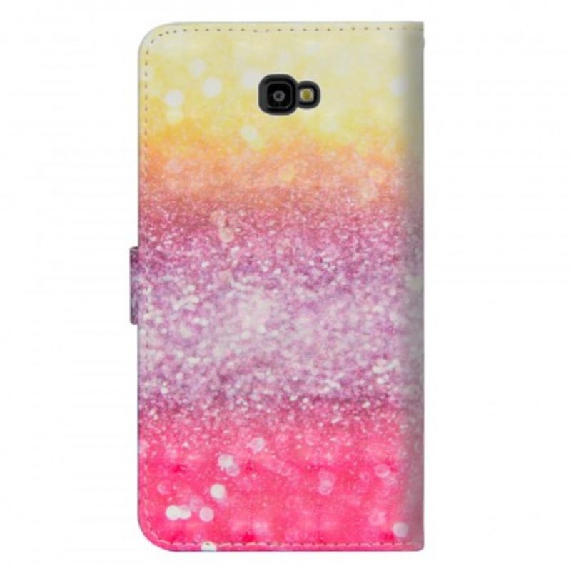 Κάλυμμα Samsung Galaxy J4 Plus Ματζέντα Glitter Gradient