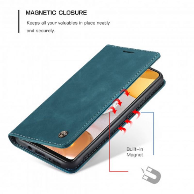 θηκη κινητου Samsung Galaxy S21 Plus 5G Θήκη Flip Caseme Faux Leather