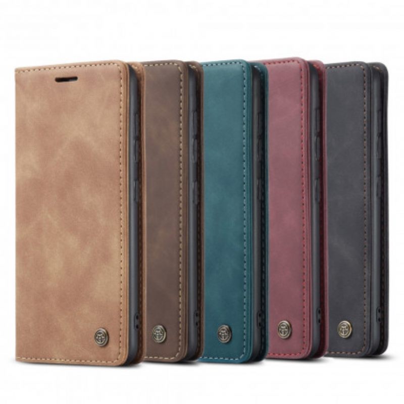 θηκη κινητου Samsung Galaxy S21 Plus 5G Θήκη Flip Caseme Faux Leather