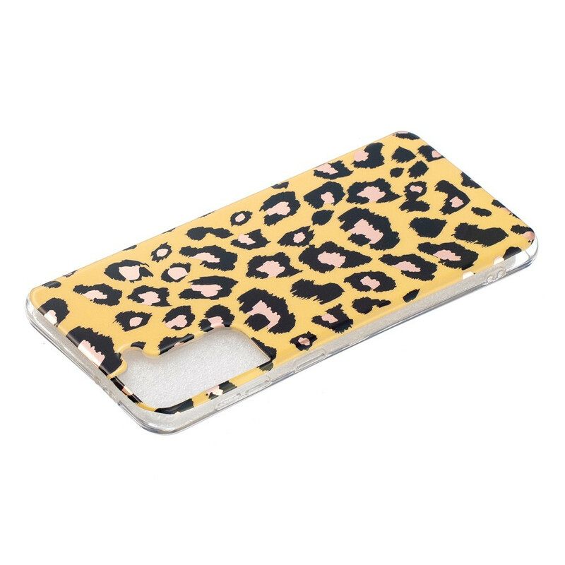 Θήκη Samsung Galaxy S21 Plus 5G Μάρμαρο Leopard Style