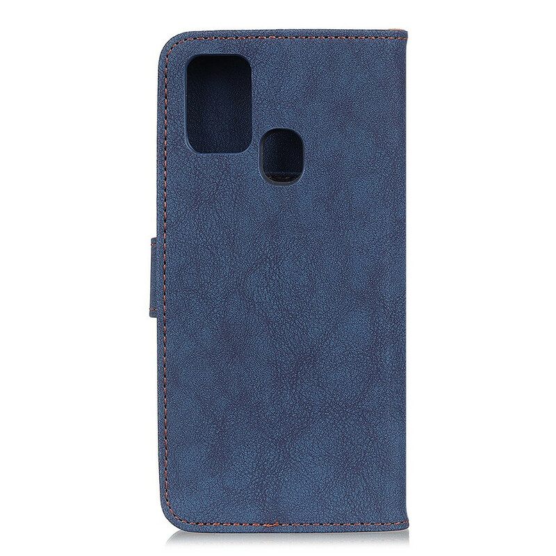 Κάλυμμα Samsung Galaxy M21 Retro Split Faux Leather Khazneh