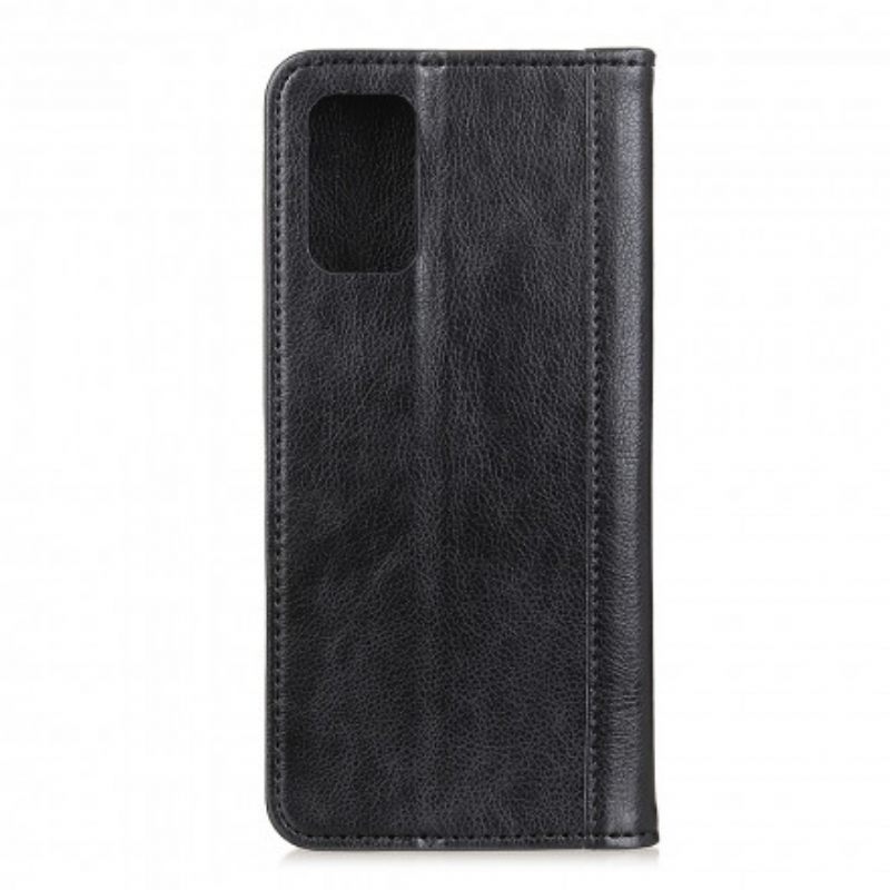 θηκη κινητου OnePlus 9 Θήκη Flip Elegance Split Leather Litchi