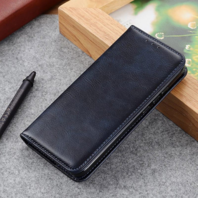 θηκη κινητου OnePlus 9 Θήκη Flip Litchi Split Leather