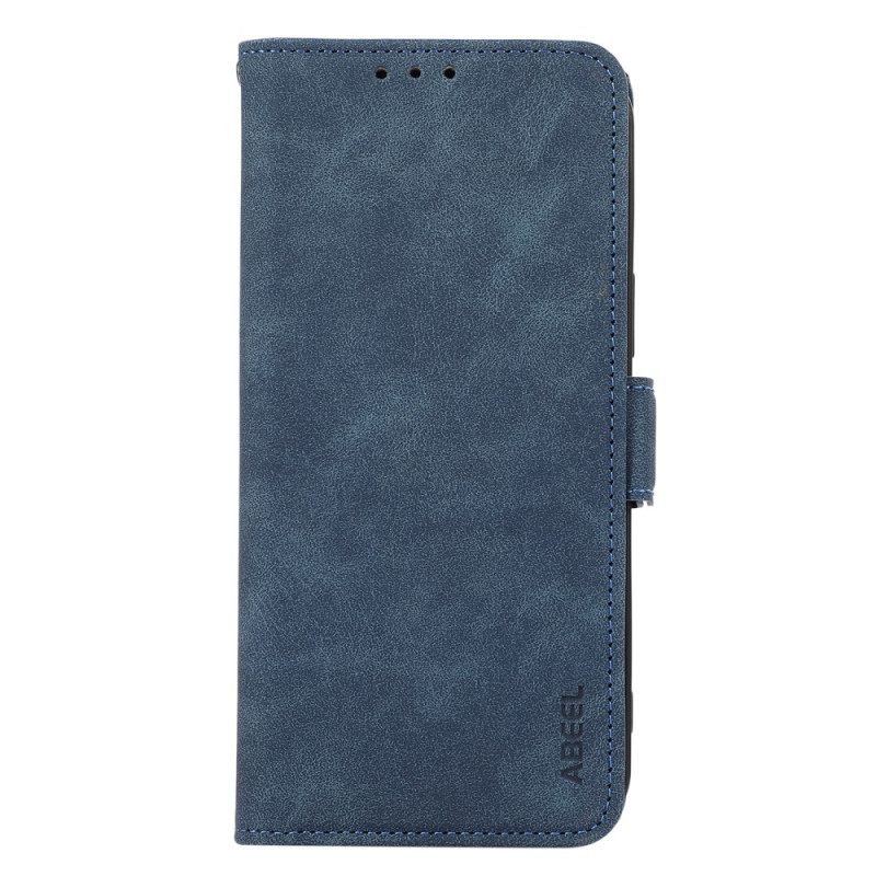 Δερματινη Θηκη iPhone 16 Pro Suede Effect Rfid Blocking Abeel