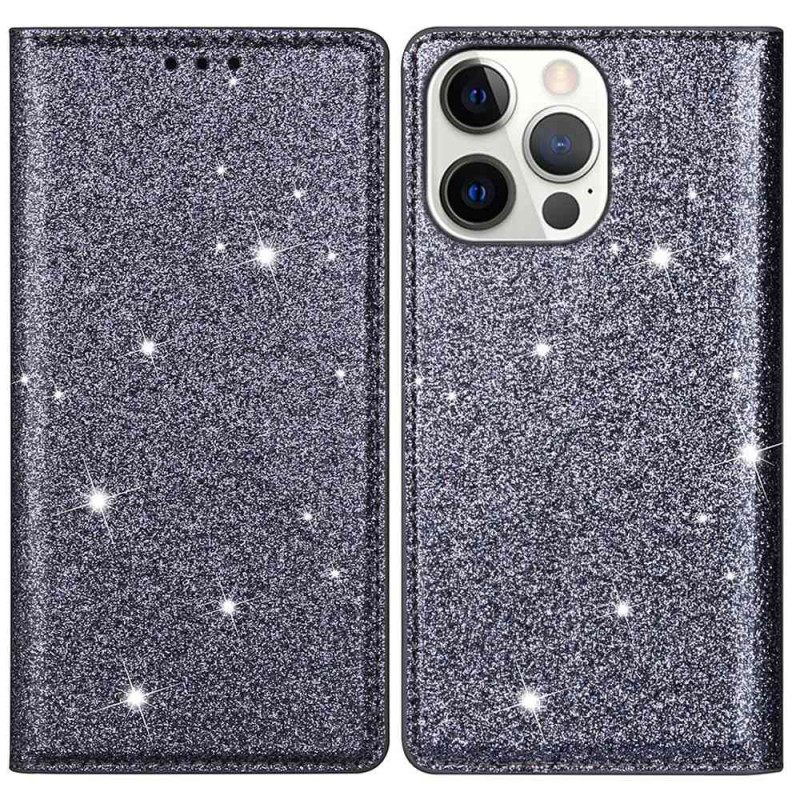 Δερματινη Θηκη iPhone 16 Pro Θήκες Κινητών Glitter