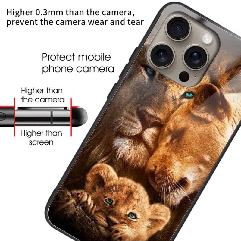 Κάλυμμα iPhone 16 Pro Lions Tempered Glass