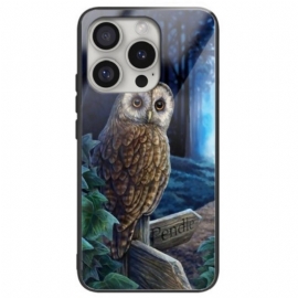 Κάλυμμα iPhone 16 Pro Owl Tempered Glass