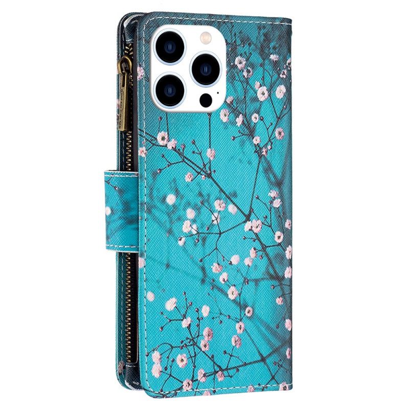 Θηκη Κινητου iPhone 16 Pro Θήκες Κινητών Πορτοφόλι Plum Blossom