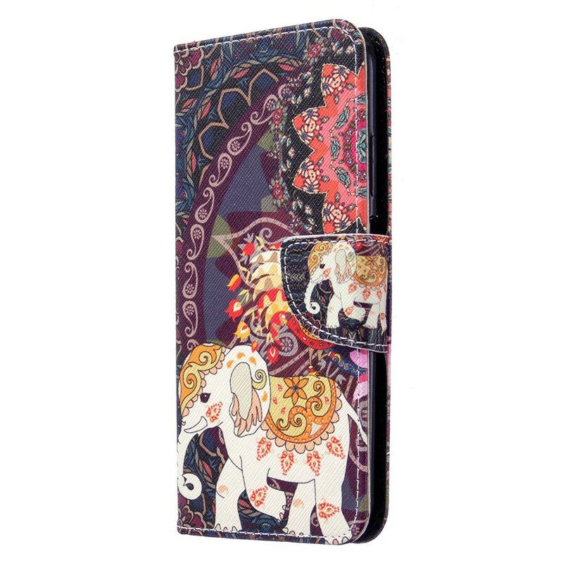 Κάλυμμα Huawei P40 Lite Mandala Ethnic Elephants