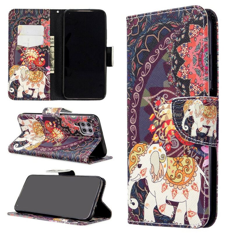 Κάλυμμα Huawei P40 Lite Mandala Ethnic Elephants