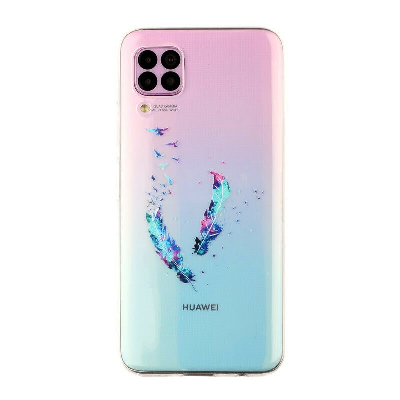 Θήκη Huawei P40 Lite Διαφανή Φτερά