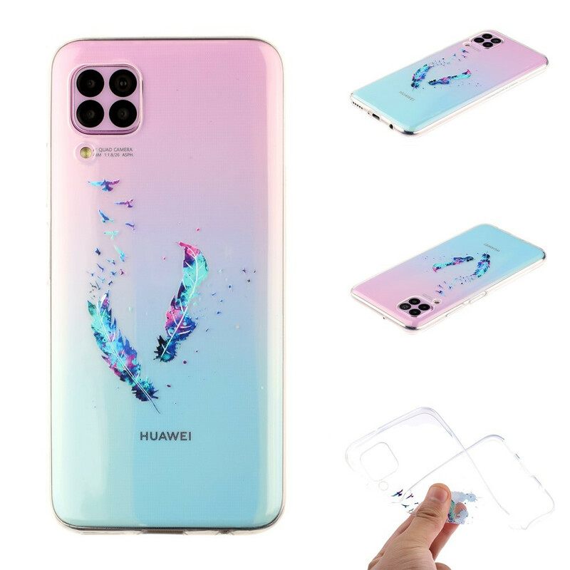 Θήκη Huawei P40 Lite Διαφανή Φτερά