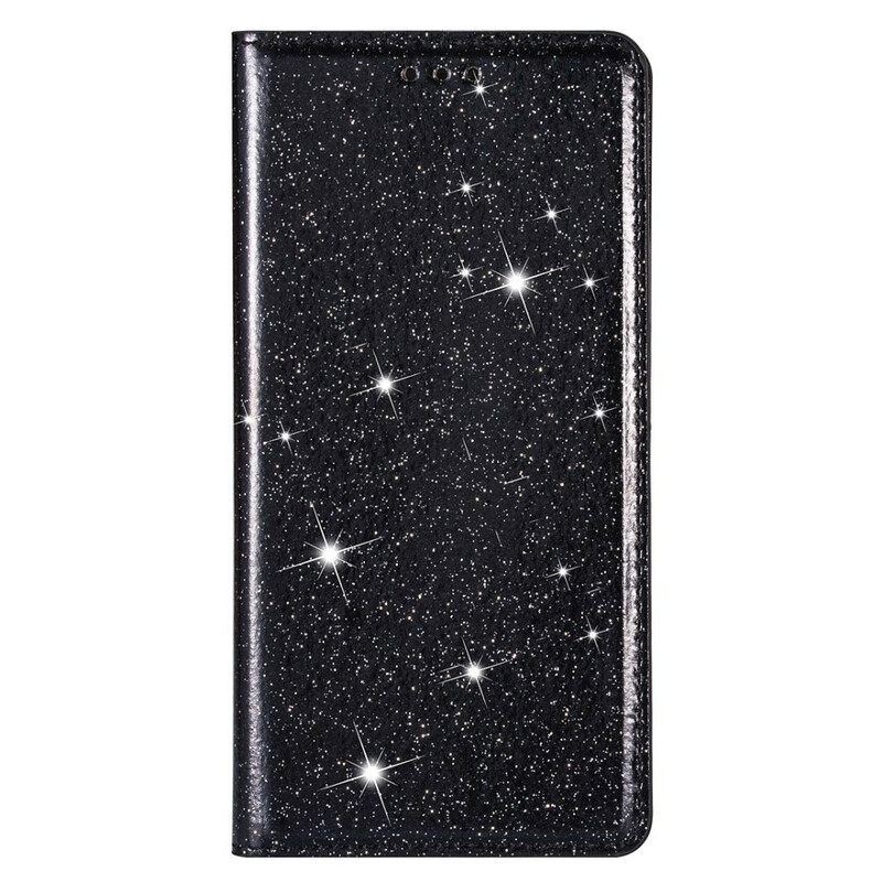 θηκη κινητου Huawei P40 Lite Θήκη Flip Στυλ Glitter