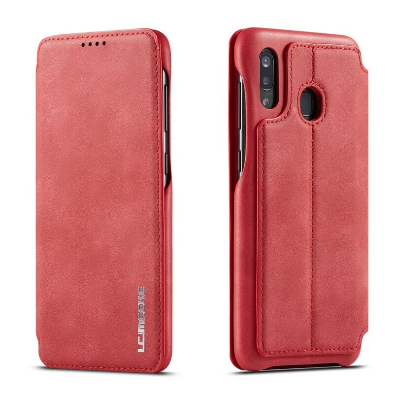 θηκη κινητου Samsung Galaxy A30 / A20 Θήκη Flip Lc.imeeke Leather Effect