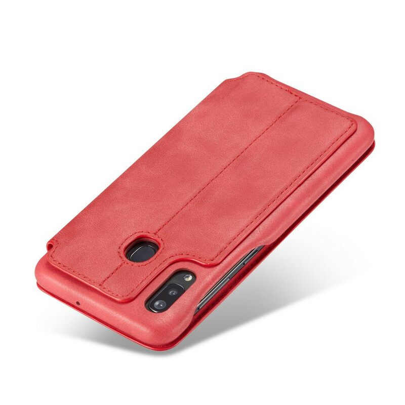 θηκη κινητου Samsung Galaxy A30 / A20 Θήκη Flip Lc.imeeke Leather Effect