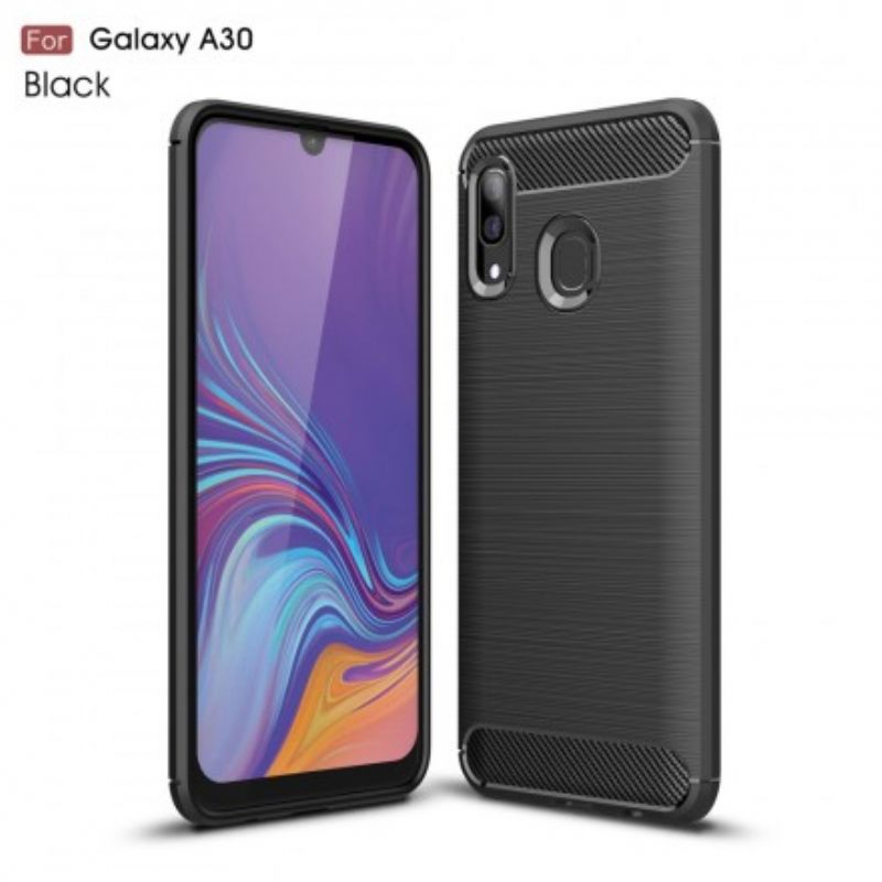 Θήκη Samsung Galaxy A30 / A20 Βουρτσισμένη Ίνα Άνθρακα