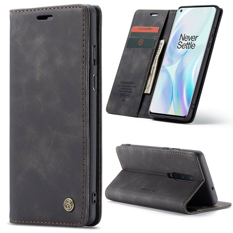 θηκη κινητου OnePlus 8 Θήκη Flip Caseme Faux Leather