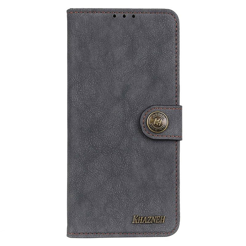 Κάλυμμα iPhone 13 Pro Khazneh Retro Split Faux Leather