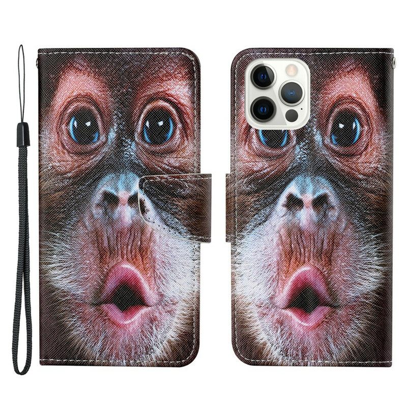 Κάλυμμα iPhone 13 Pro με κορδονι Strappy Monkey