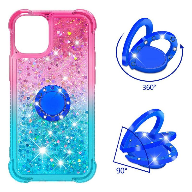 Θήκη iPhone 13 Pro Glitter Ring-support