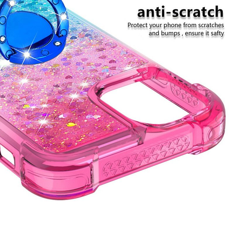 Θήκη iPhone 13 Pro Glitter Ring-support