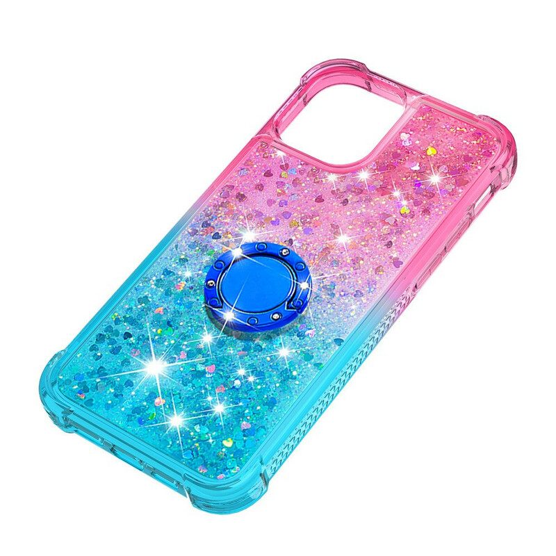 Θήκη iPhone 13 Pro Glitter Ring-support