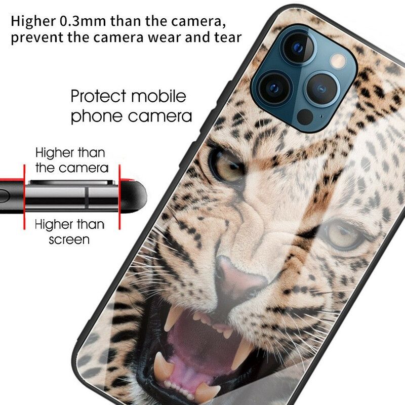 Θήκη iPhone 13 Pro Leopard Tempered Glass