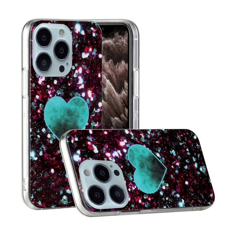 Θήκη iPhone 13 Pro Μάρμαρο Glitter