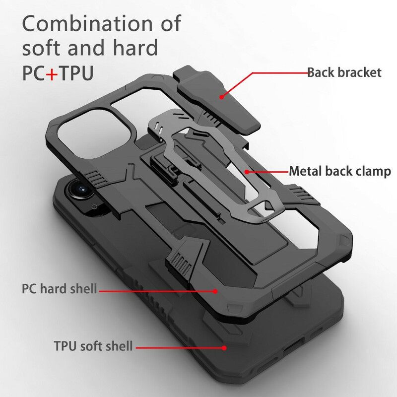 Θήκη iPhone 13 Pro Ρομπότ Με Κλιπ Ζώνης