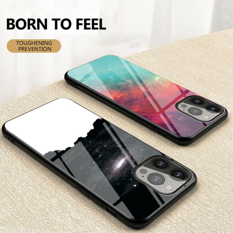 Θήκη iPhone 13 Pro Starry Sky Tempered Glass