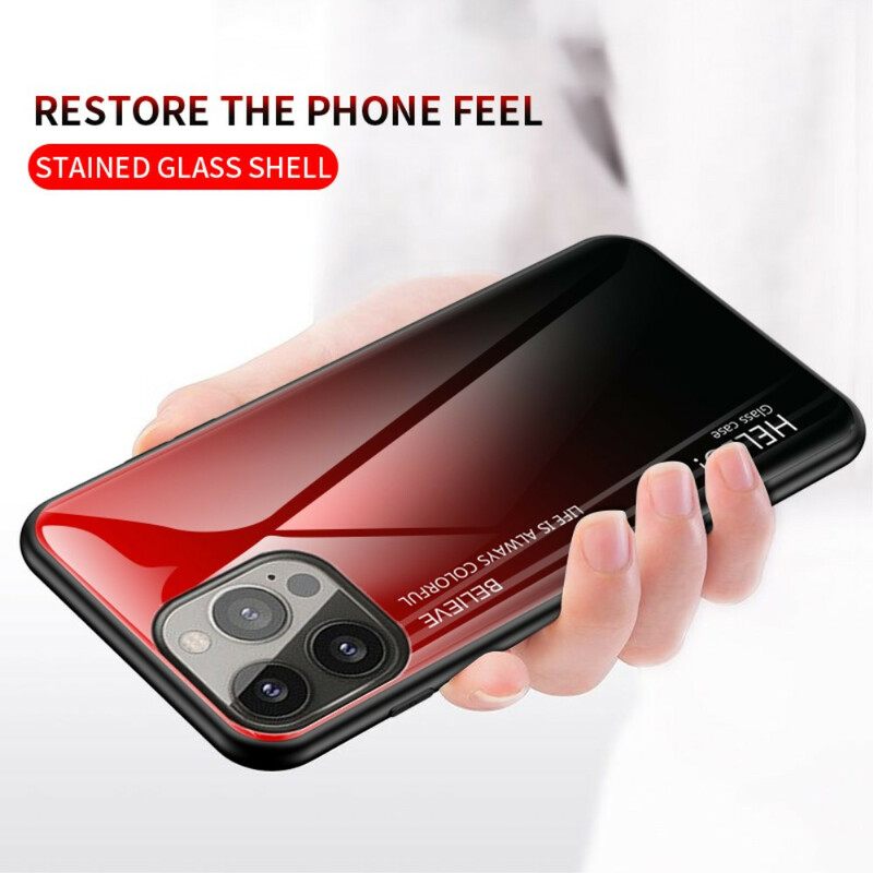 Θήκη iPhone 13 Pro Tempered Glass Γεια Σας