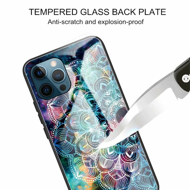 θηκη κινητου iPhone 13 Pro Mandala Tempered Glass