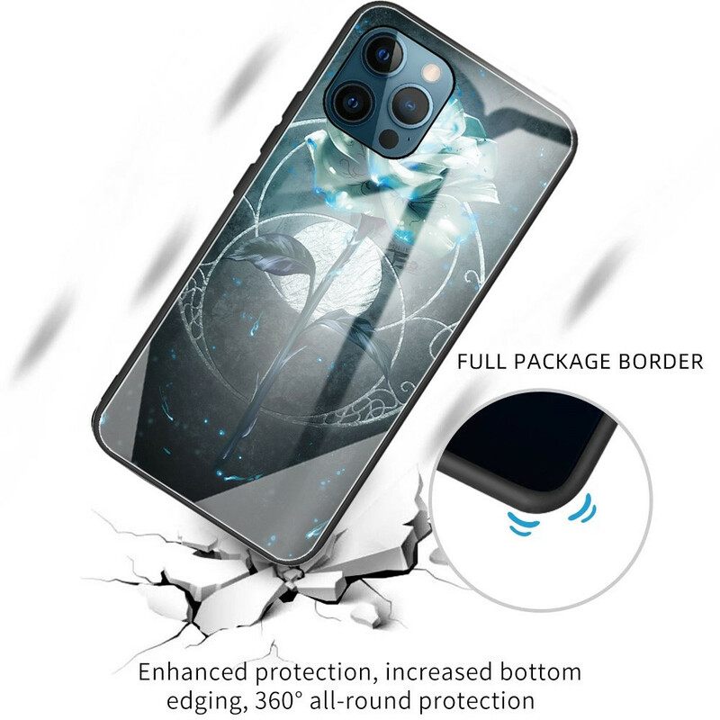 θηκη κινητου iPhone 13 Pro Ροζ Πράσινο Tempered Glass