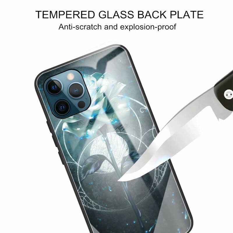 θηκη κινητου iPhone 13 Pro Ροζ Πράσινο Tempered Glass