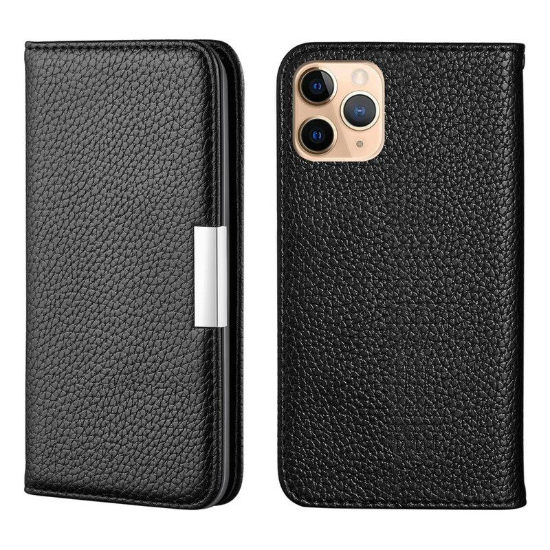 θηκη κινητου iPhone 13 Pro Θήκη Flip Litchi Ultra Chic Faux Leather