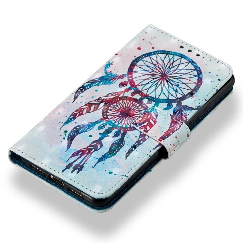 δερματινη θηκη Huawei P20 3d Colorful Dream Catcher