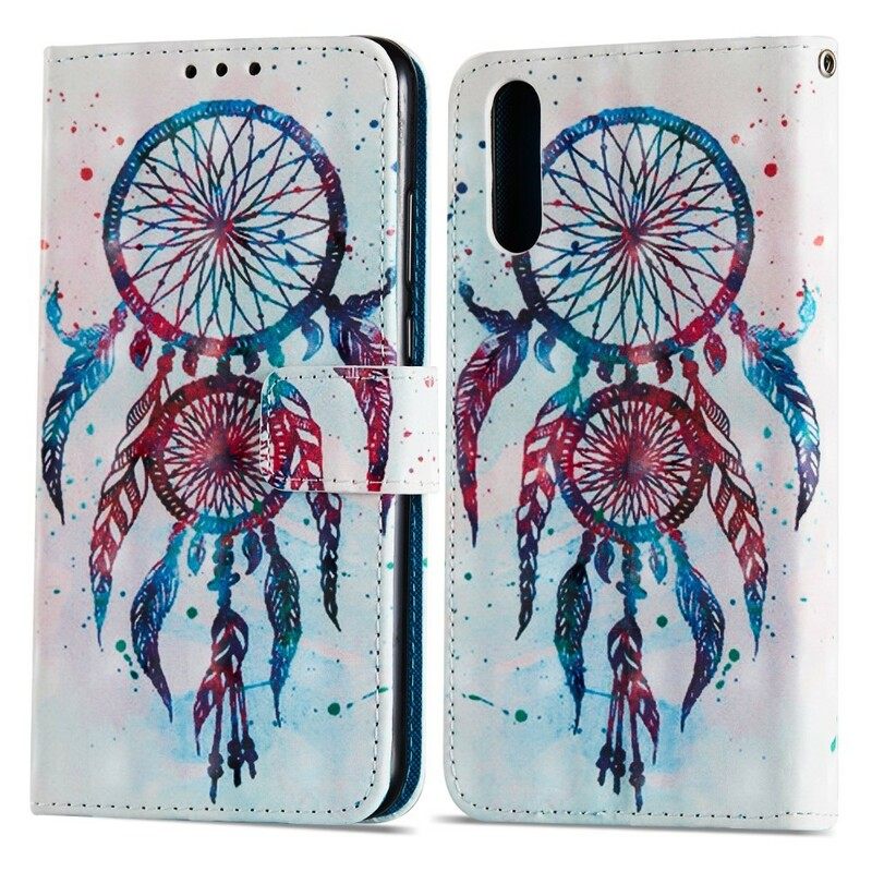 δερματινη θηκη Huawei P20 3d Colorful Dream Catcher