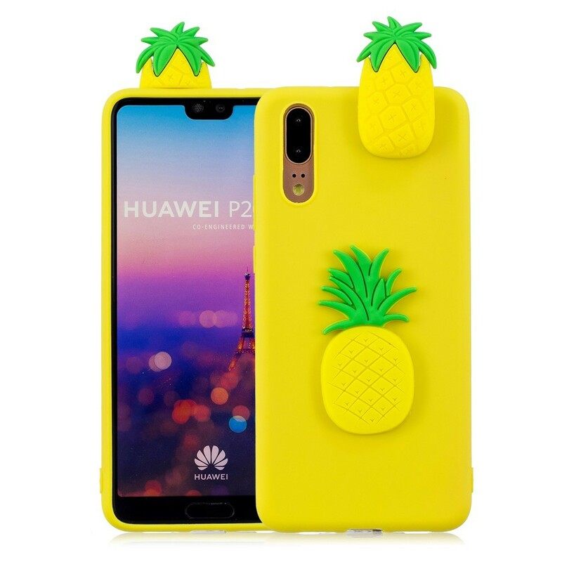 Θήκη Huawei P20 Τρισδιάστατος Ανανάς