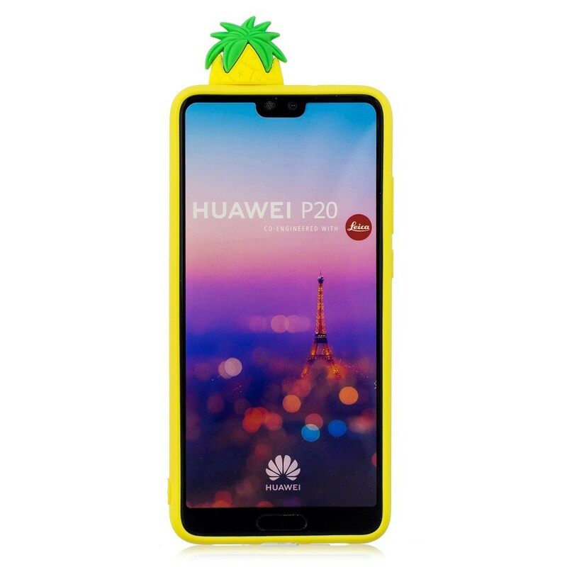 Θήκη Huawei P20 Τρισδιάστατος Ανανάς