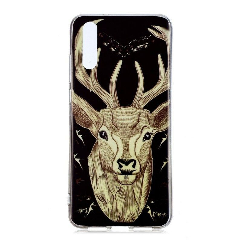 θηκη κινητου Huawei P20 Fluorescent Majestic Stag