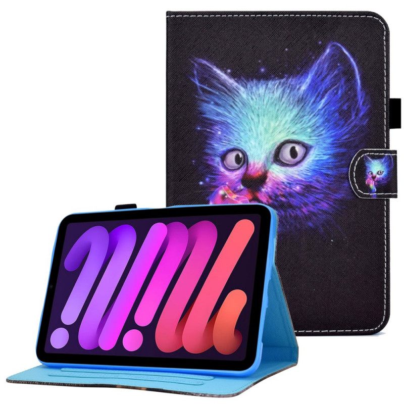 δερματινη θηκη iPad Mini 6 (2021) Psycho Cat