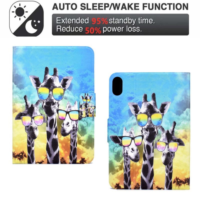 Κάλυμμα iPad Mini 6 (2021) Funky Giraffes