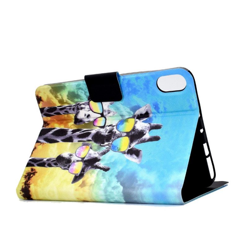 Κάλυμμα iPad Mini 6 (2021) Funky Giraffes