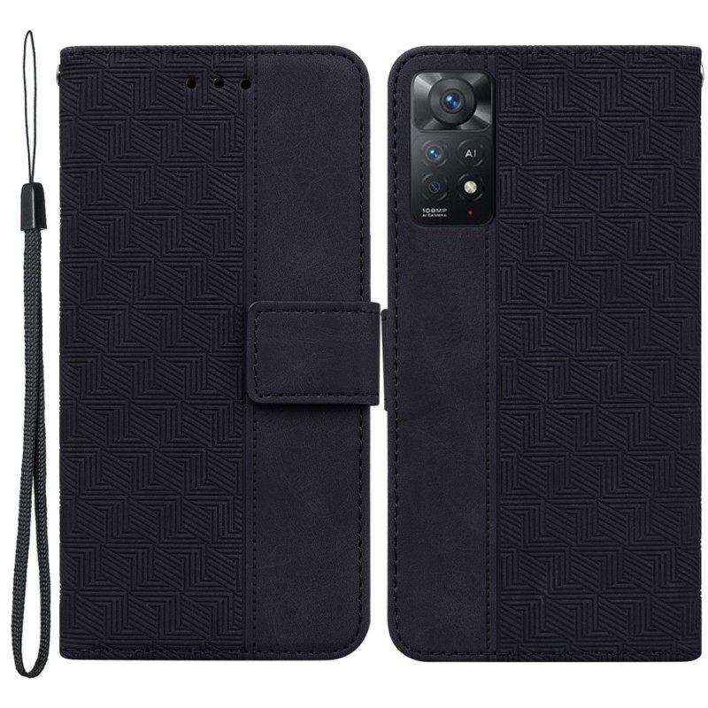 Κάλυμμα Xiaomi Redmi Note 11 Pro / 11 Pro 5G με κορδονι Strappy Pattern