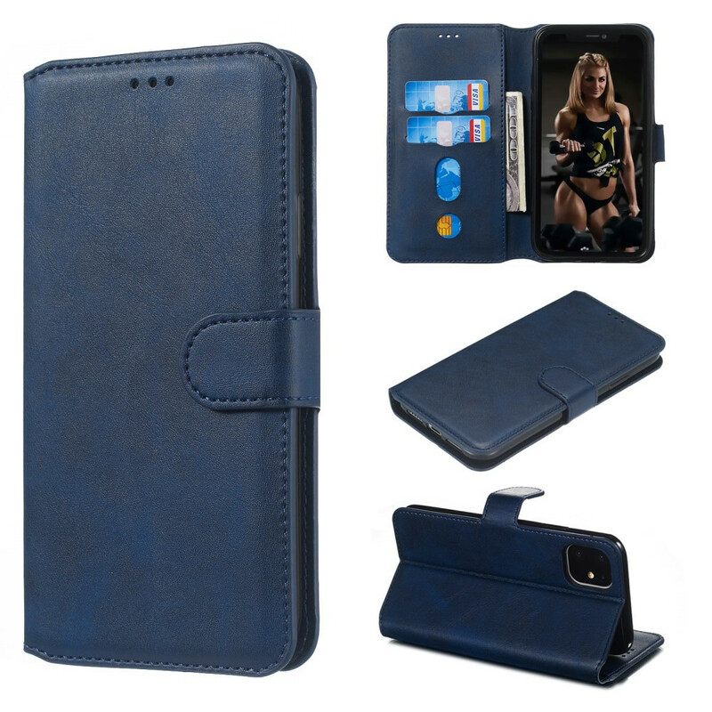 Κάλυμμα iPhone 11 Business Retro Faux Leather